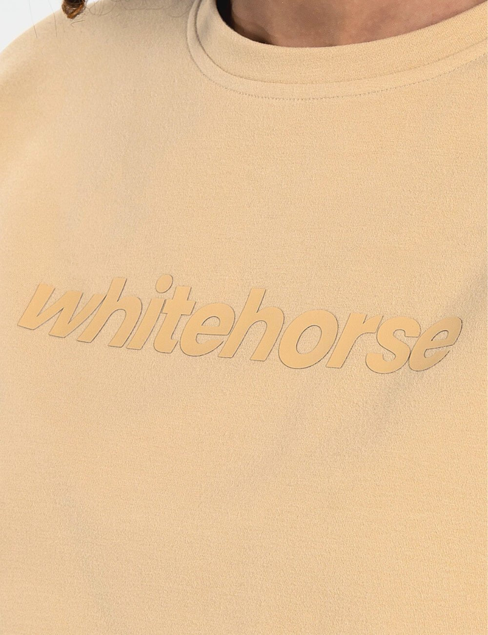Heroic Crop Top Sweater - White Horse Active